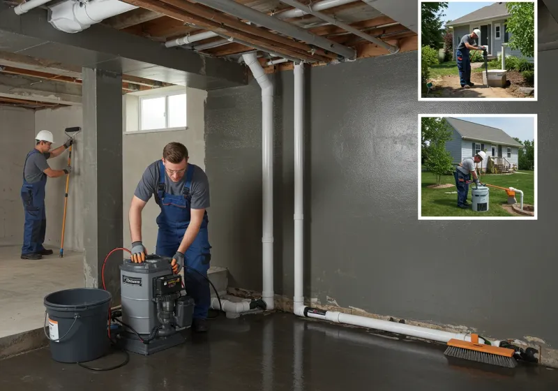 Basement Waterproofing and Flood Prevention process in Bowman, ND